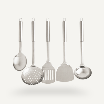 Set de 5 Ustensiles en Titane – BarzeelPro™
