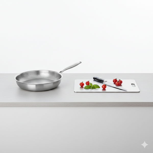 BarzeelPro™ Bundle Starter – Poêle + Planche à Découper